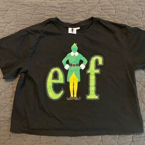 Elf pj crop top